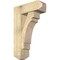 Ekena Millwork Merced Craftsman Rough Sawn Bracket w/ Offset Brace, Douglas Fir, 8"W x 22"D x 34"H BKT0806X22X34MRC04RDF - alternate 1